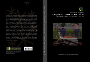 Book Cover: Akad Jual Beli Tanah Secara Kredit  Perspektif Hukum Ekonomi Syari’ah