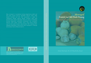 Book Cover: Praktik Jual Beli Buah Pinang  Menurut Perspektif  Ekonomi Islam