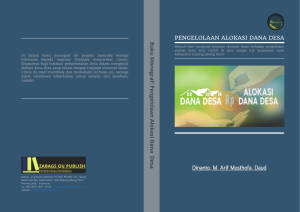 Book Cover: Pengelolaan Alokasi Dana Desa