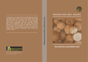 Book Cover: Urgensi Jual Beli Kelapa