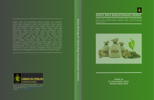 Book Cover: ZAKAT BAGI KESEJATERAAN UMMAT