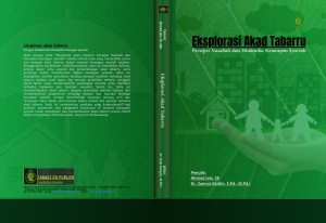 Book Cover: Eksplorasi Akad Tabarru