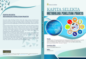 Book Cover: KAPITA SELEKTA; METODOLOGI PENELITIAN PRAKTIS